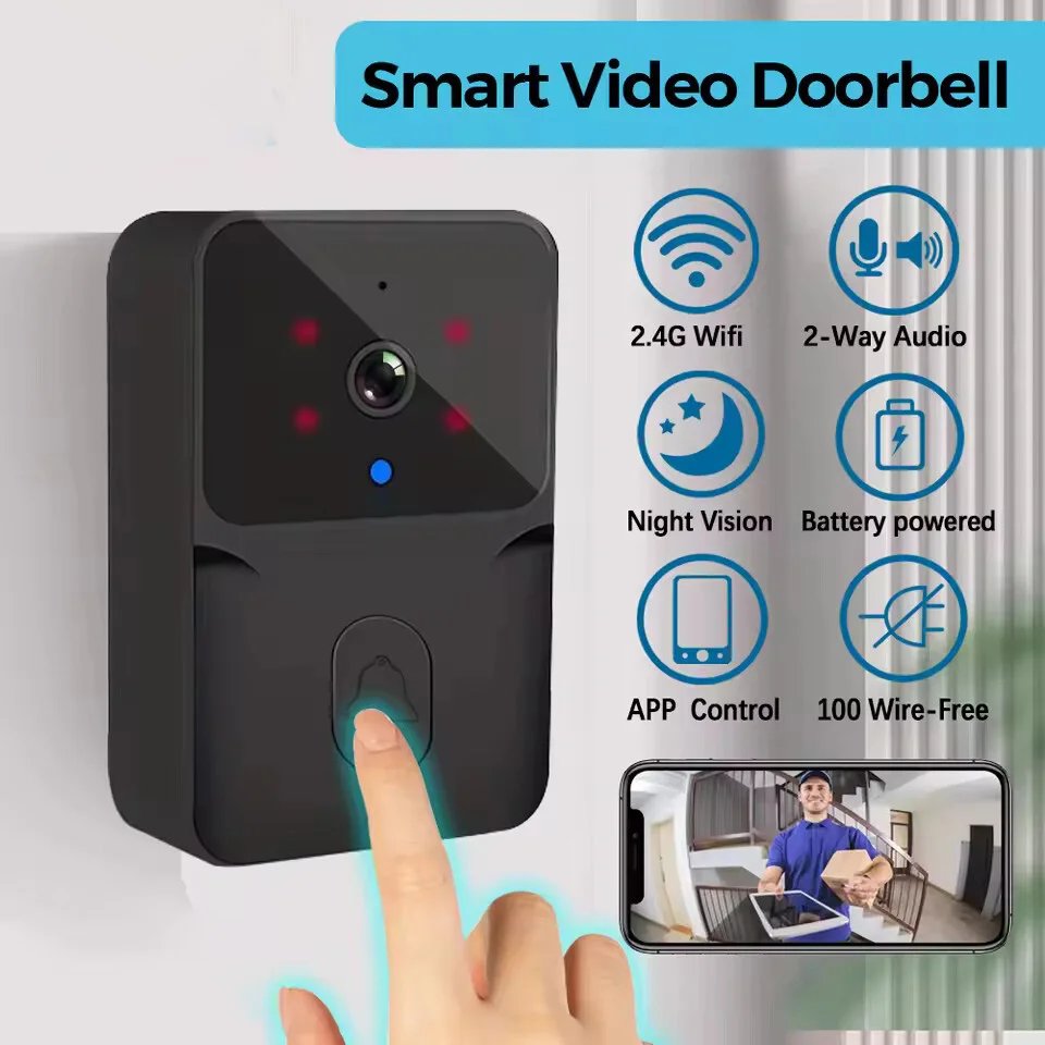2026 Wireless Video Doorbell WiFi Camera + Night Vision