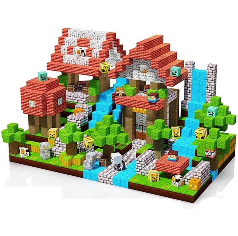 Educational Magnetic Building Blocks for Kids - Large Size Constructor Set