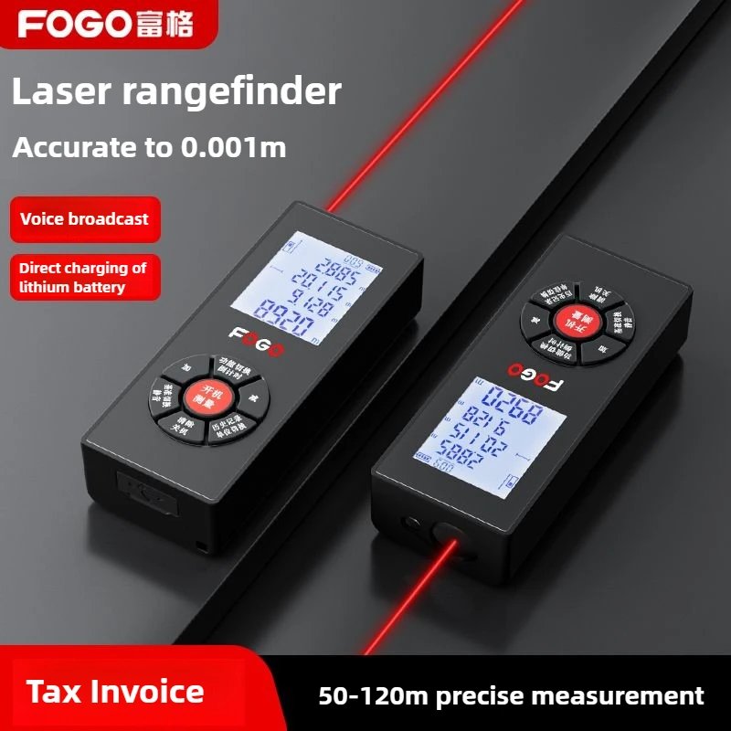 Laser Rangefinder 50M 80M 100M 120M Mini Laser Measurement