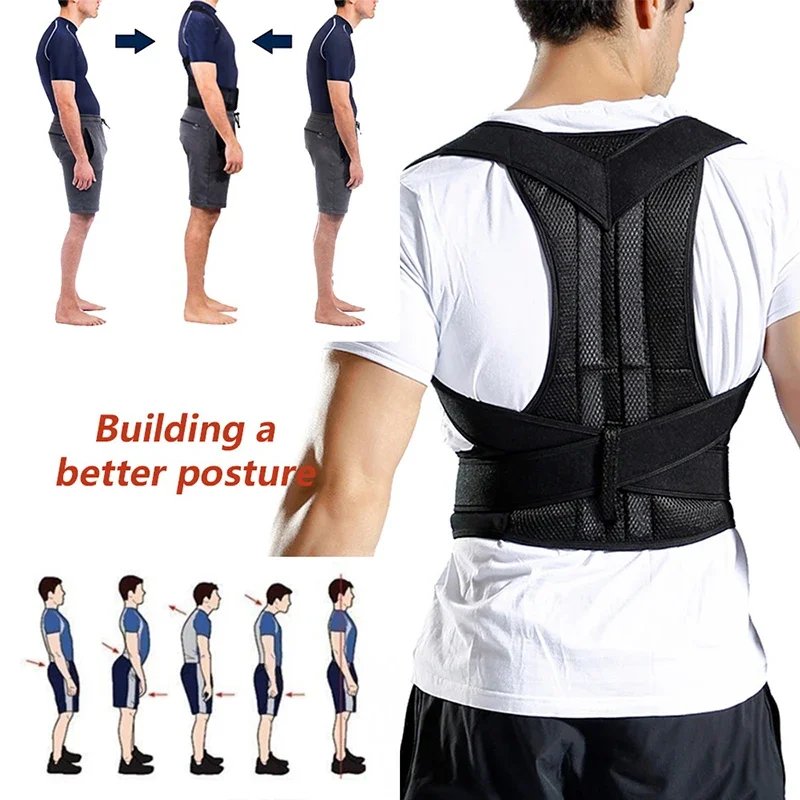 NEW Posture Corrector for Men and Women Back Posture Brace Clavicle Support Stop Slouching and Hunching Adjustable Back Trainer