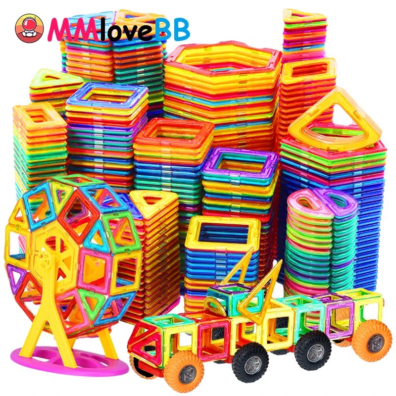 Spark Your Child's Creativity with This Giant Magnetic Building Blocks Set