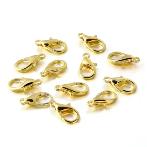 10pcs Multiple Size Lobster Clasps Bracelets Connector Necklace Hooks Findings for DIY Chains Jewelry Making Supplies Wholesale