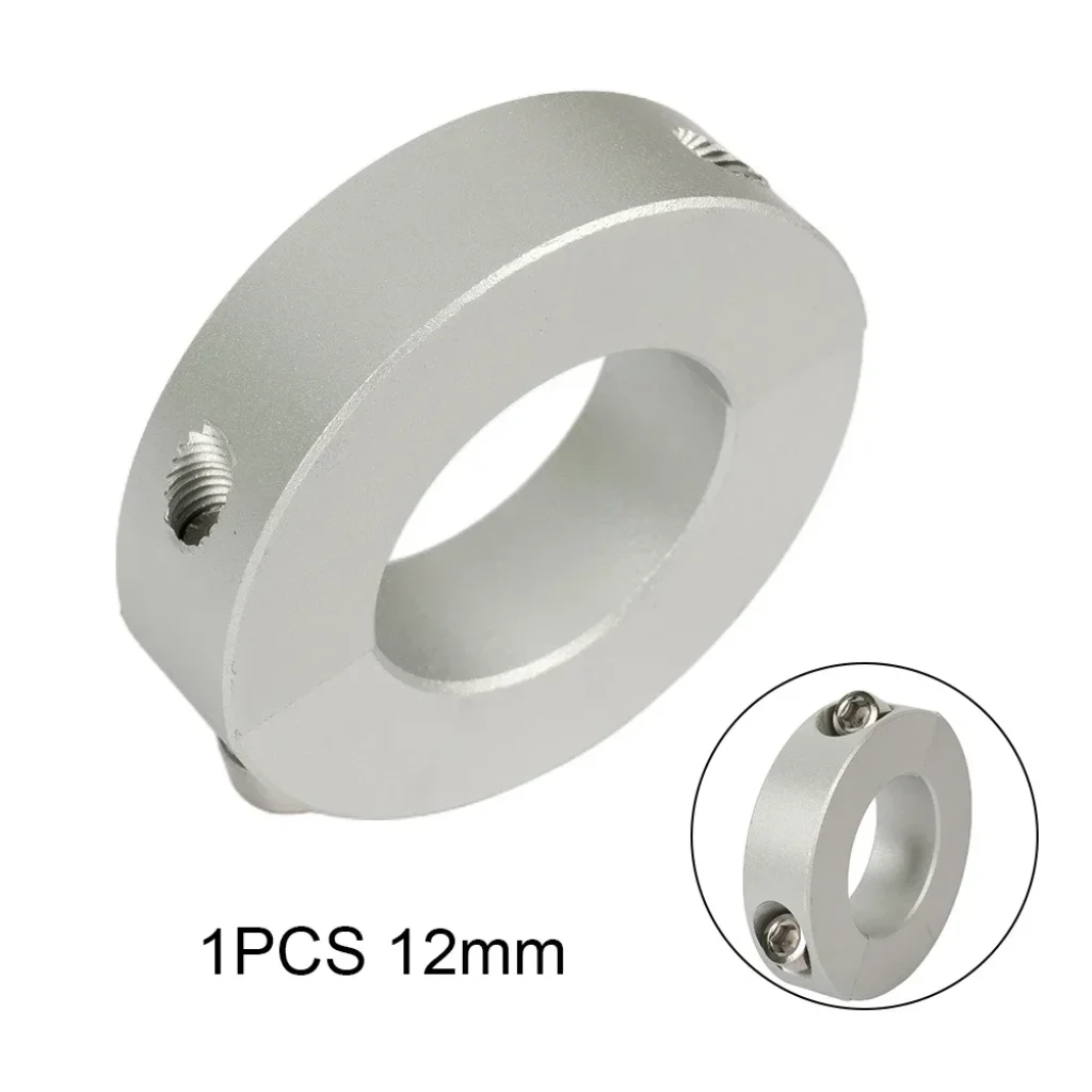 1PC Ring Shaft Collar With Screw Adjustment Shaft Clamp Locking Ring 12-38mm Smooth Body Aluminum Alloy Linear Motion Clamp