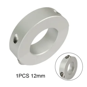 1PC Ring Shaft Collar With Screw Adjustment Shaft Clamp Locking Ring 12-38mm Smooth Body Aluminum Alloy Linear Motion Clamp