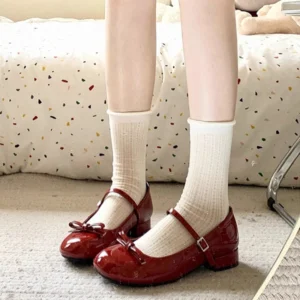 2024 Fashion Shoes Mary Jane Women’s Bowtie Summer