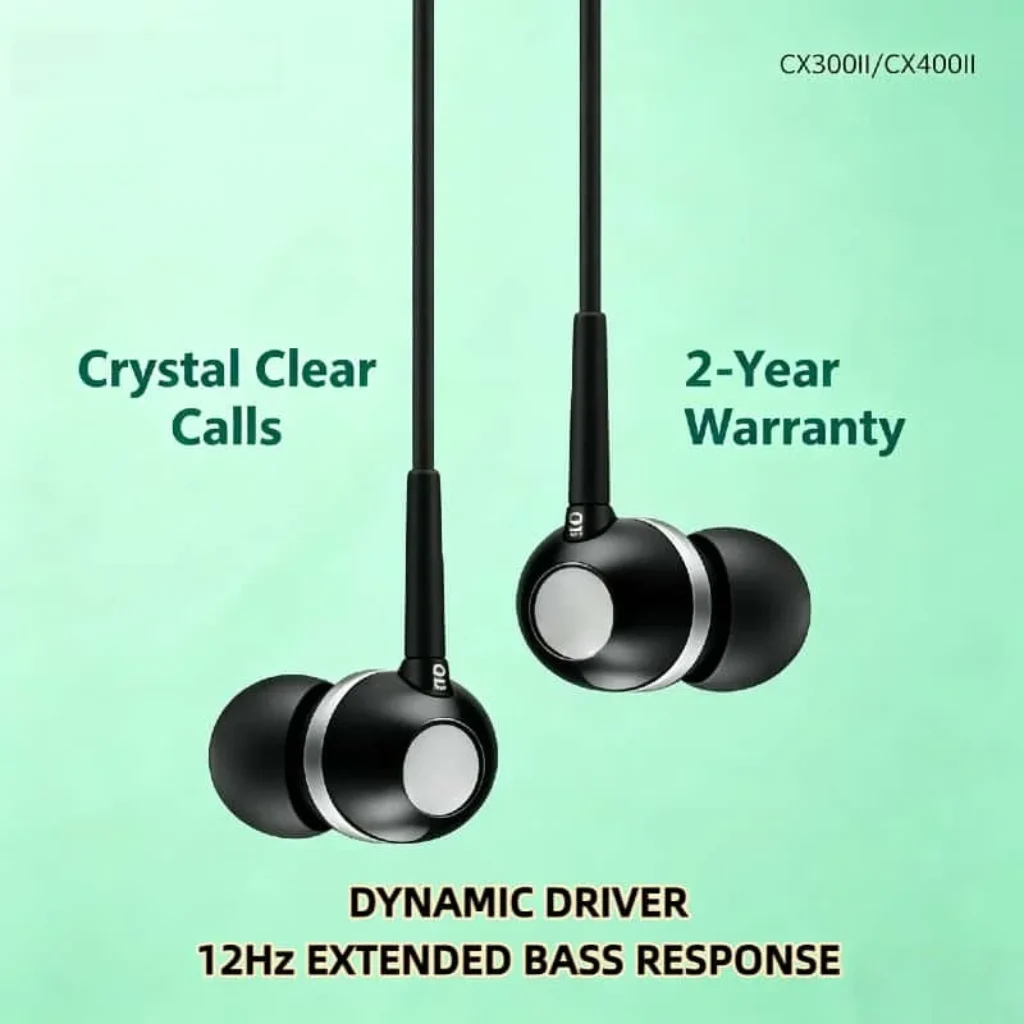 2026 CX300II CX400II 3.5mm Wired in Ear High Resolution Headphones High Quality Sound for PC Laptop Phone Tablet Mac Pro