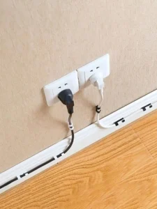 20pcs Cable Clips With Adhesive Base, Wire Holder, Cable Management System For Home And Office Damage-Free No-Drill
