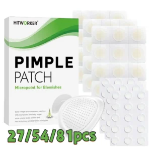 27/54/81-Piece HITWORKER Acne Patches – Infused Salicylic Acid,