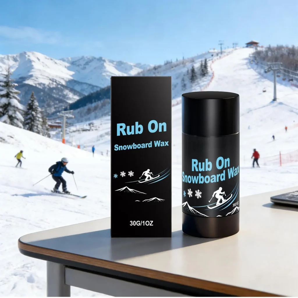 30g Portable Snowboard Wax Waxing Accessories With Cork Applicator Solid Ski Maintenance Wax For Outdoor Indoor Home Park