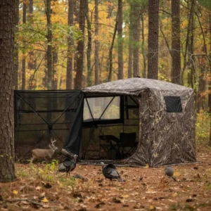 360 Degree View Ground Concealment Tent 85x85x66 Inches