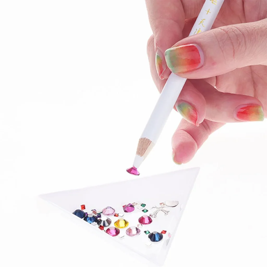 5/10Pcs Dotting Pen Crystal Pick Up Pencil Nail Art Rhinestones Picking Up Tools DIY Clothes Beads Picker Diamond Pencil