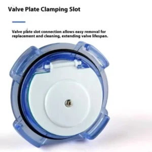 50mm Flap Check Valve UPVC Material Movable Valve Non-return Valve Transparent Design Anti-backflow Stream Control Gate