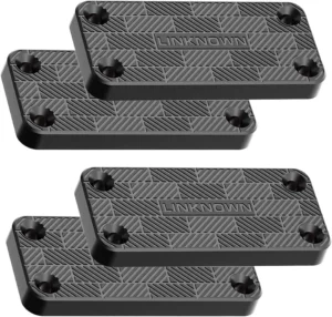 55 Lbs Magnetic Gun Mount for Car, Rubber Coated Firearm Holder for Pistols, Rifles, Safes, Desks