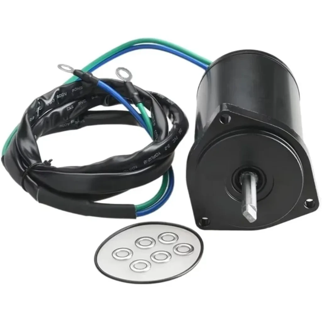 62Y-43880 Tilt Trim Motor Assembly for Outboard Engine Compatible with 40HP-100HP Models 62Y-43880-01 62Y-43880-02 69W-43880 Mar