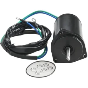 62Y-43880 Tilt Trim Motor Assembly for Outboard Engine Compatible with 40HP-100HP Models 62Y-43880-01 62Y-43880-02 69W-43880 Mar