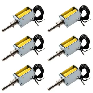 6X DC 4.5V 40G/2Mm Open Frame Actuator Push Pull Solenoid Electromagnet New