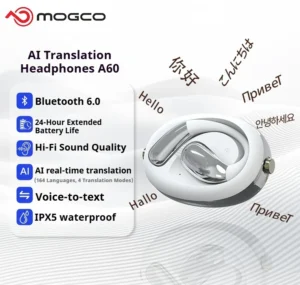 A60 Business AI Translator Earbuds 164 Languages Real