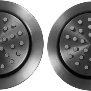 Adjustable Wall-Mounted Round Brass Shower Jet for Spa-Like Massage Experience