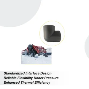 Air Heater Ducting Pipe Aluminum Foil Pipe Connecting Elbow Parking Heater Fuel Outlet Diesel Heater Accessories for Outdoor