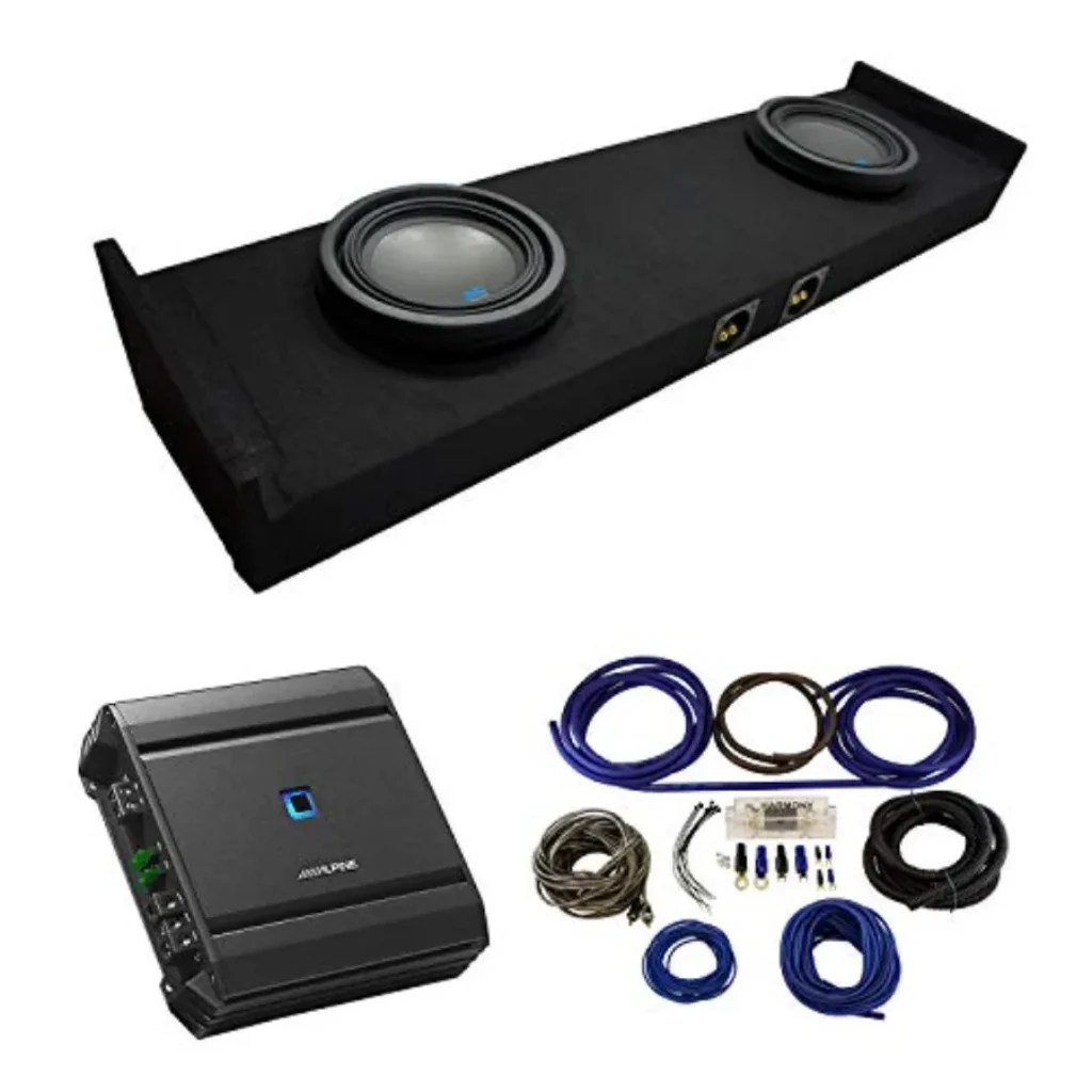 Alpine S-W10D2 subwoofer Ford F150 Super Crew 2015-2025: