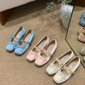Autumn trend Fashion Generous Ballet shoes Gentle French