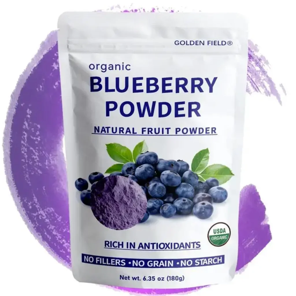 Blueberry Powder, Berry Powder Muffins, Pancakes, Oatmeal, 6.35