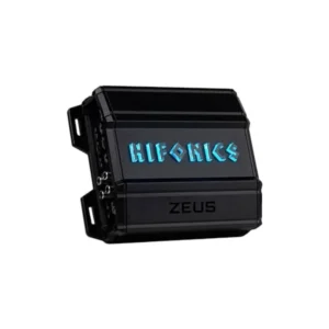 Car audio amplifier mobile use, nickel-plated, black, compact