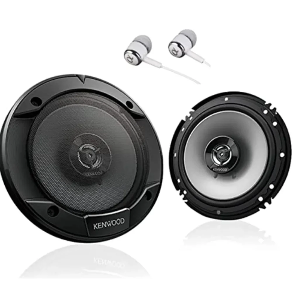 Car audio door coaxial speakers, polypropylene cone, black,