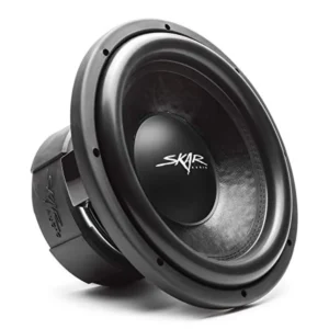 Car audio subwoofer enclosed enclosures, polypropylene cone, black,