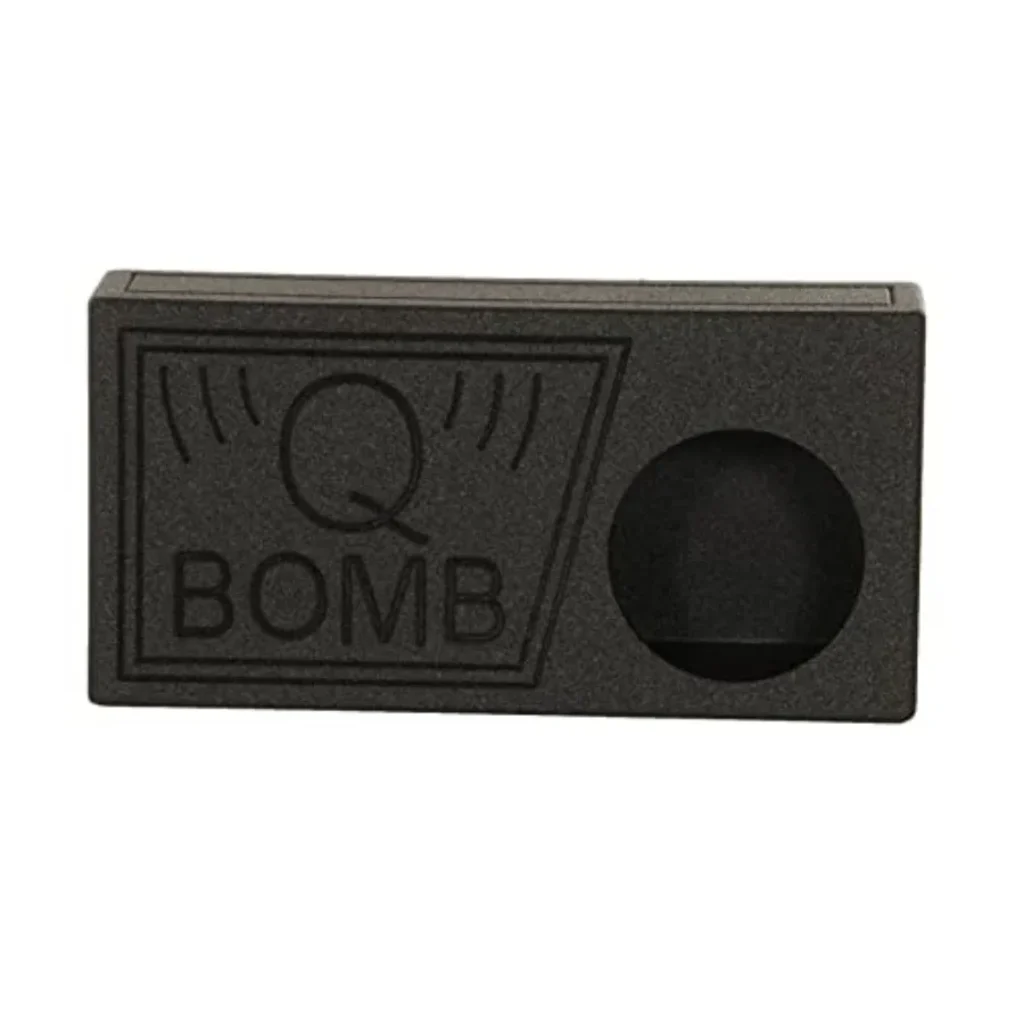 Car/truck audio enclosure: USA-made MDF, bedliner spray finish,