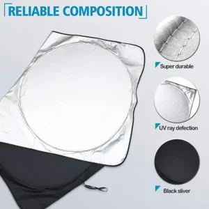 Car Windshield Cover Front Window Sun Visor Interior Protection Screen Shield Blocker Foldable Reflector