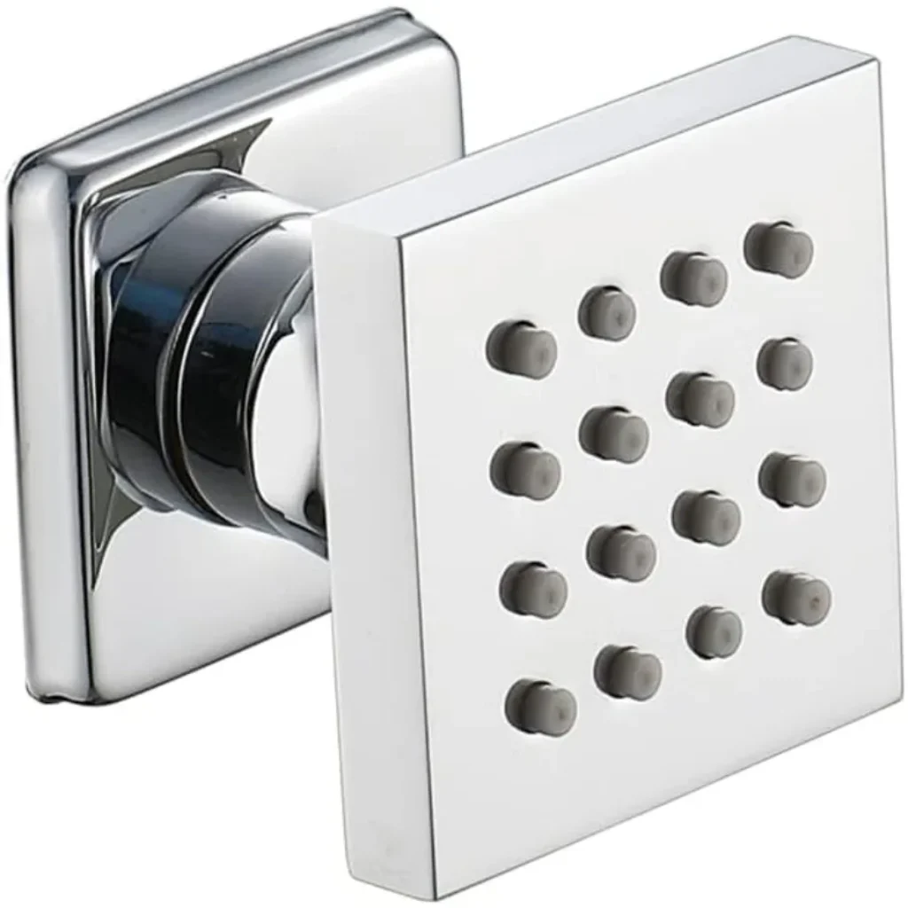 Cascada Modern Design 2″ Square Body Spray Shower