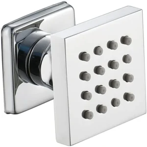 Cascada Modern Design 2″ Square Body Spray Shower