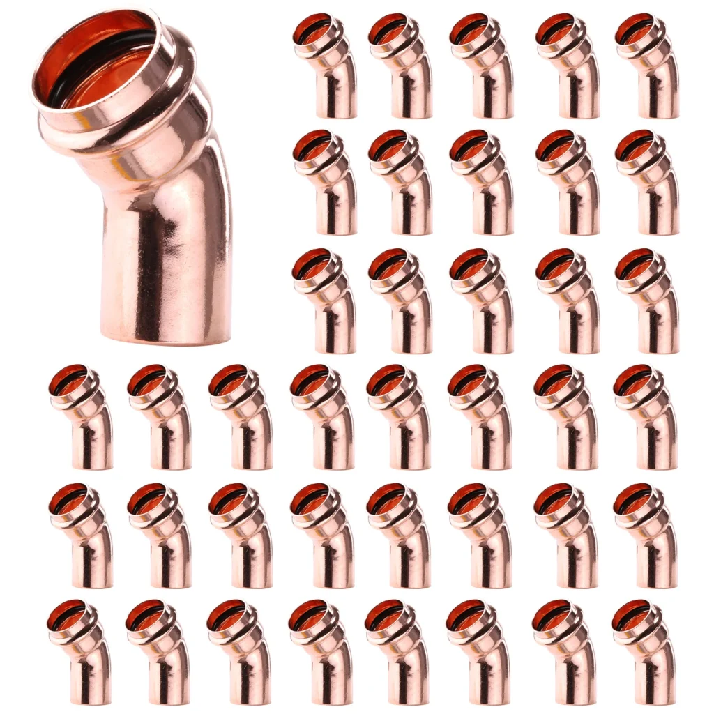 Copper Pipes Welding Connector Leakproof Sealed Pipe Weld Joint Multi-Purpose Home Plumbing Accessories