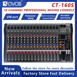 CT160S professional 16 channel mixing console USB Bluetooth