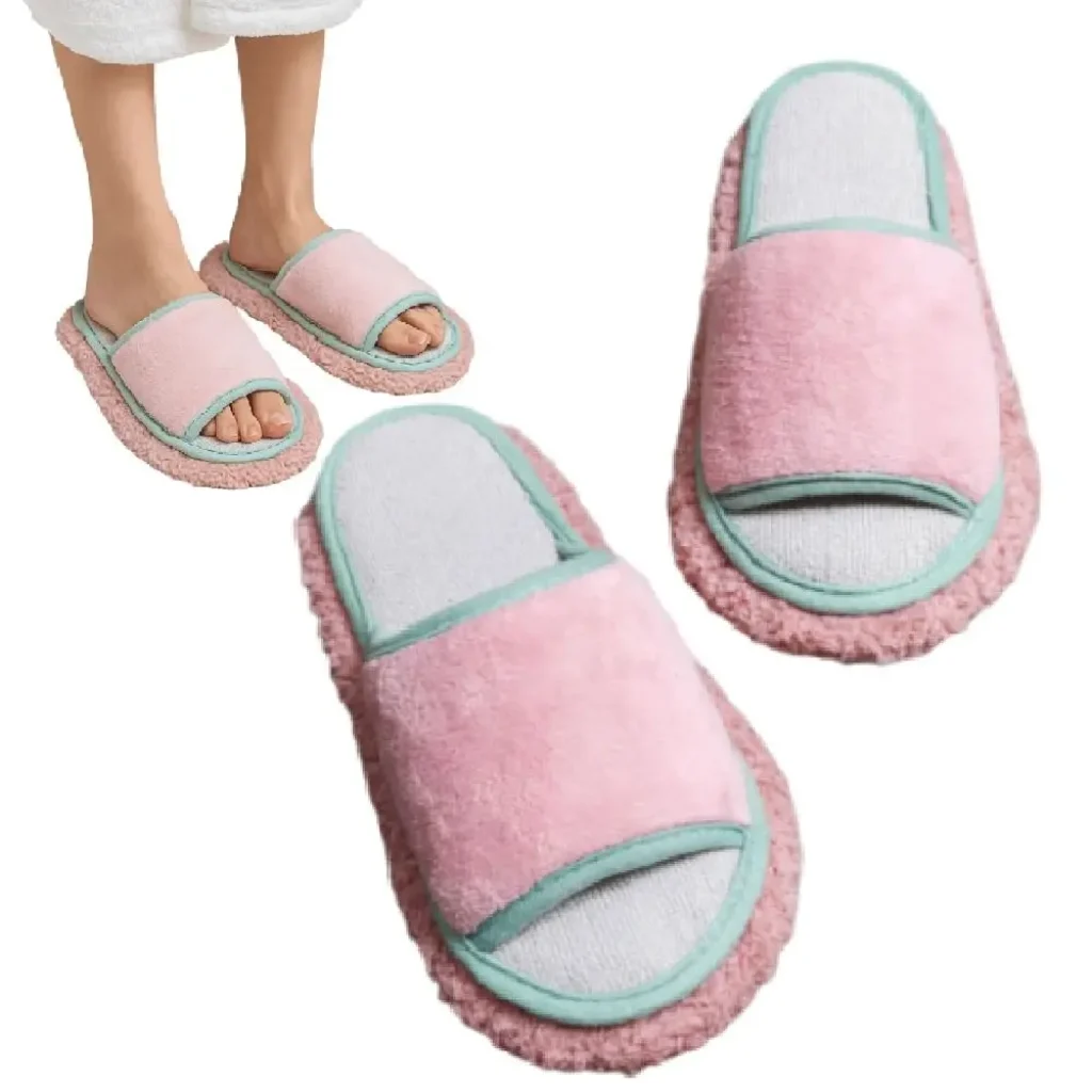 Detachable Microfibre Mop Slippers Soft Creative Floor Mopping