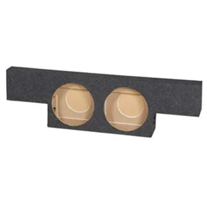 Dual 12in behind seat forward fire subwoofer enclosure