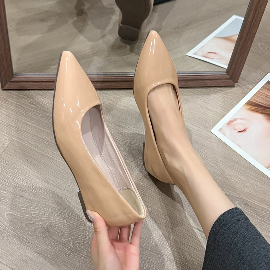 Elegant French Style Sexy Pointed Toe Flat Shoes