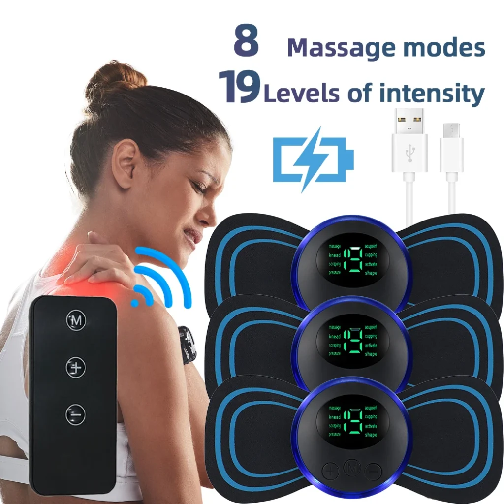 EMS Electric Neck Massager EMS Muscle Massage Stimulator