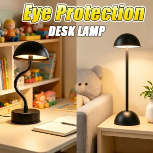 Eye Protection Desk Lamp Designed for Children’s Learning and Reading USB Rechargeable Table Lamp Bedside Lamp Gift for Children