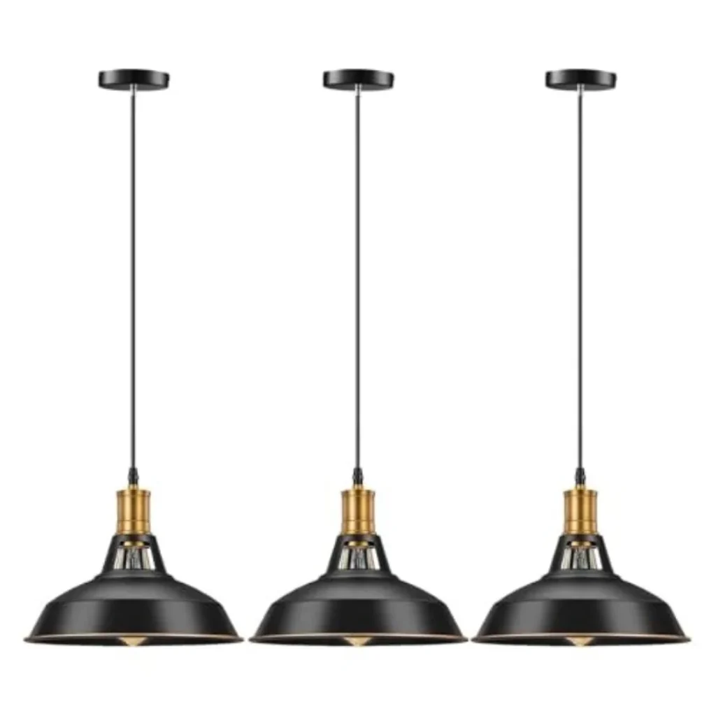 Farmhouse Style Industrial Pendant Light, Vintage Barn Hanging