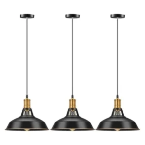Farmhouse Style Industrial Pendant Light, Vintage Barn Hanging