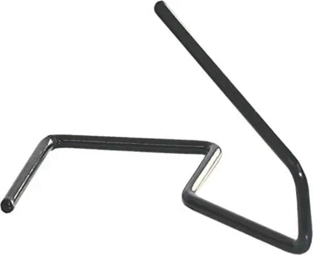 Free Standing Pistol Display (2 Pack), Black – Adjustable Angle for Shelf, Fits All Calibers