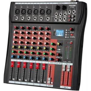 FULODE CT60 6-channel Professional mixer audio Bluetooth U