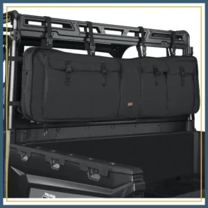Heavy Duty UTV Double Gun Carrier, QuadGear, Black – Secure Storage for ATV/UTV
