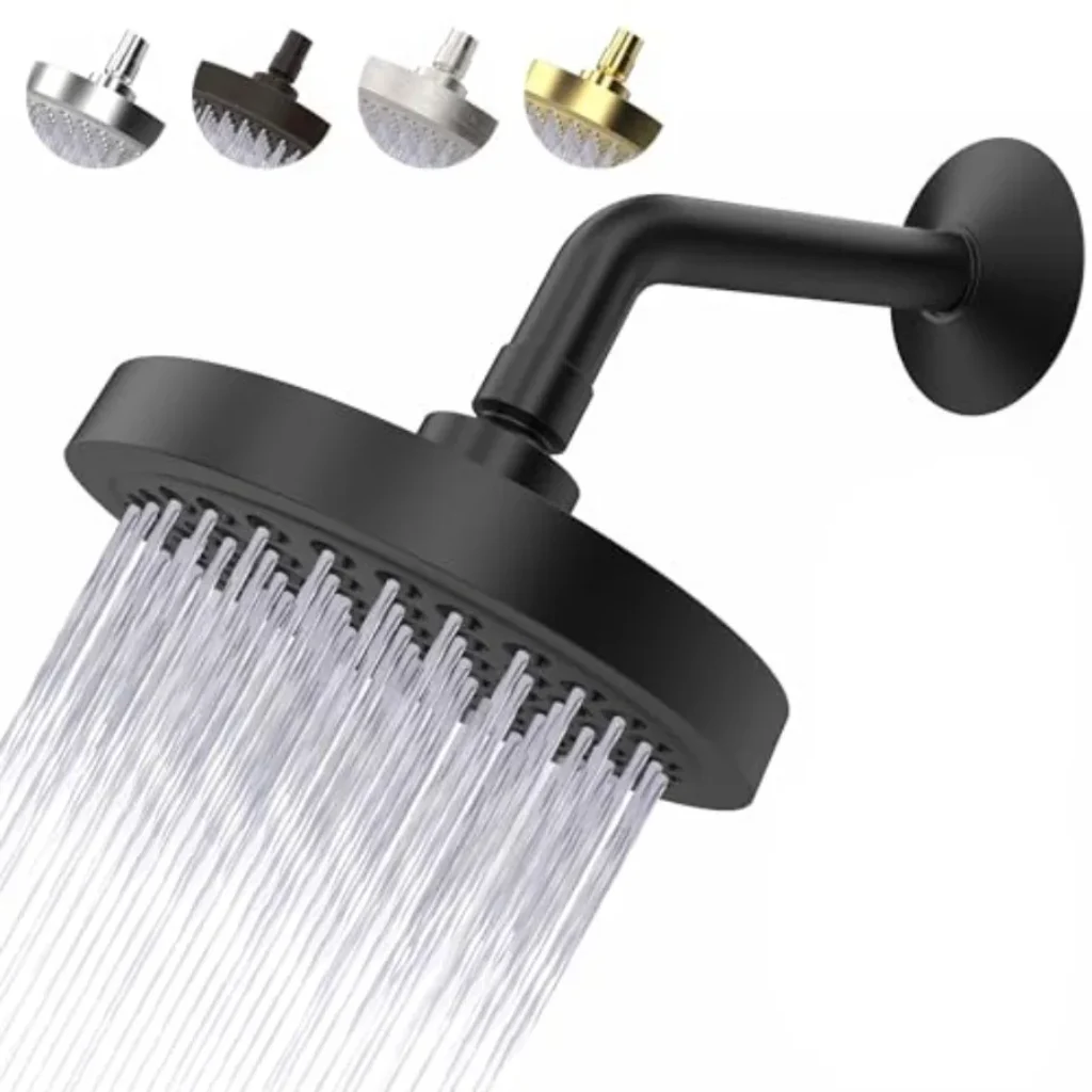 High Pressure Shower Head – Anti-Clogging Silicone Nozzles