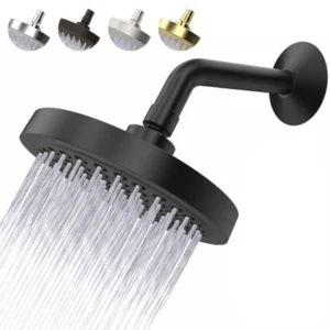 High Pressure Shower Head – Anti-Clogging Silicone Nozzles