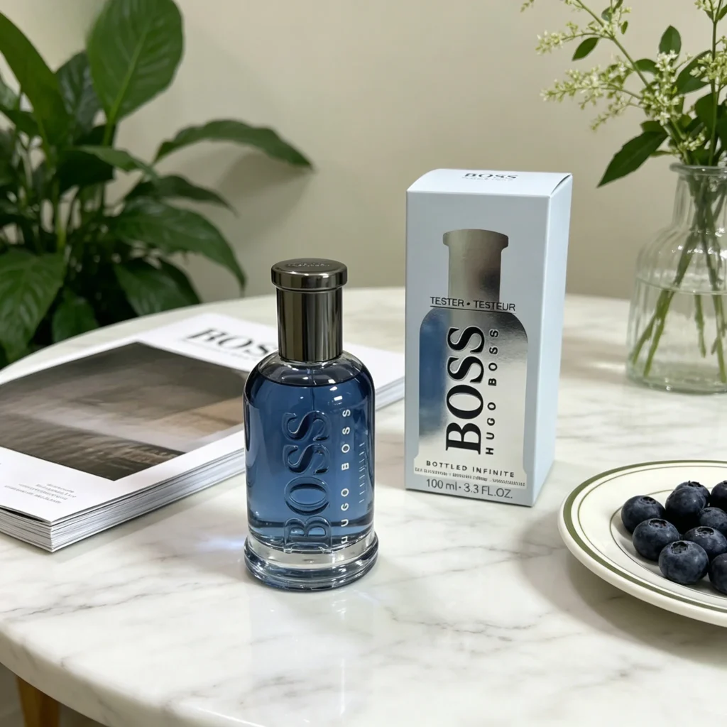 Hugo Boss Bottled Infinite Eau de Parfum – Woody Men’s Cologne – With Notes of Apple, Patchouli, Lavender & Sandalwood – Long
