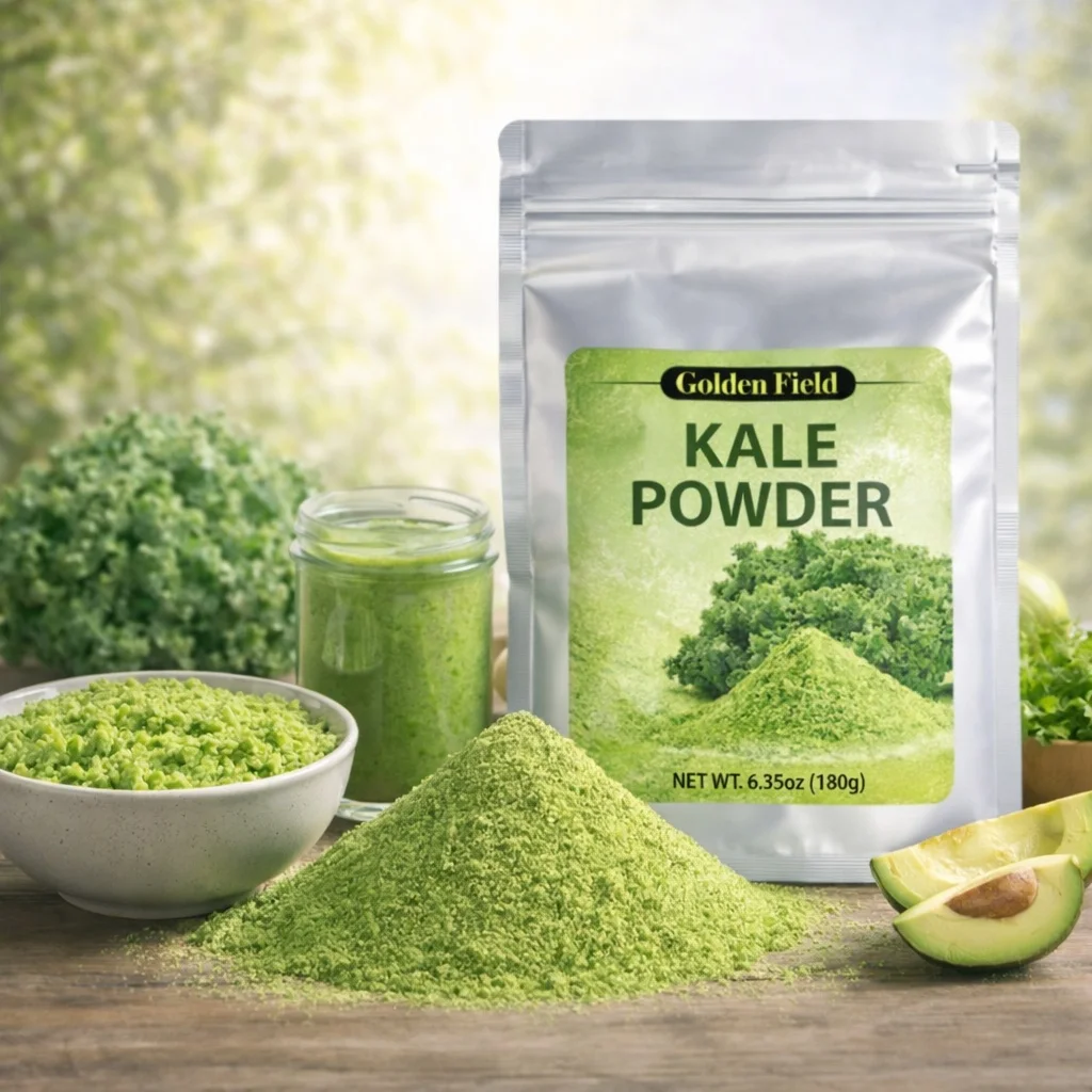 Kale Powder – Vegetable Powder – 6.35oz (180g), Green Blend Ingredient for Smoothies, Soups, Baking – Fine Texture, Easy to Mix,