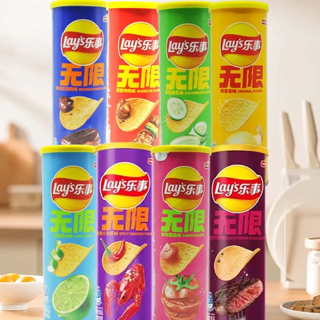 Lay’s Potato Chips 3.18oz(90g)*3 bottles Leisure TV series